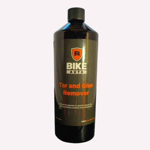 Image of bottle of Tar and Glue remover motorcycle detailing product.